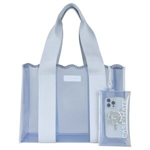 NWT Case-Mate Carolina Blue Jelly Tote Bag
